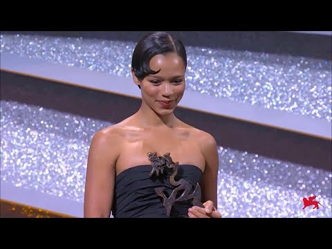 Taylor Russell winning Best Young Actor | 79th Venice International Film Festival