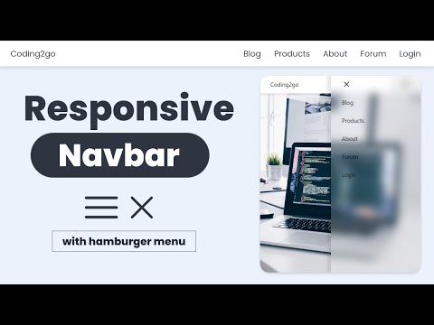 How to create a Responsive Navigation Bar (for beginners)