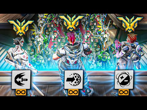 3 TOP 500s With INFINITE ABILITIES vs 9 DIAMONDS in Overwatch 2!