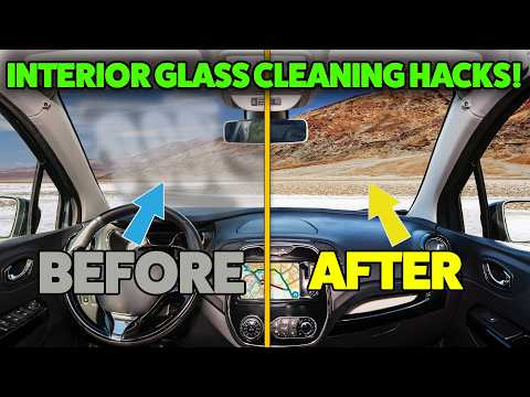 How to Clean the INSIDE of Your Windshield With No Streaks (Easy Hacks)