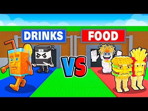 FOOD vs DRINK In Steal A Brainrot!!