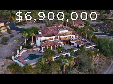Inside a $6,900,000 Las Vegas MEGA MANSION with a Bridge and Four Levels!