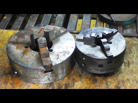 Патрон 315 мм от ДИП 300, ставлю на 1К62. Токарная оснастка. Сделал и был приятно удивлён!