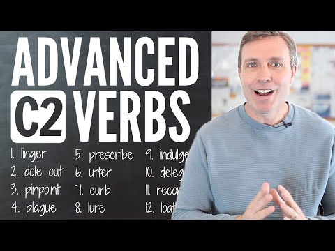 Advanced (C2) Verbs to Build Your Vocabulary