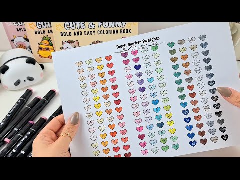 ASMR | Swatch my 168 Markers with Me!