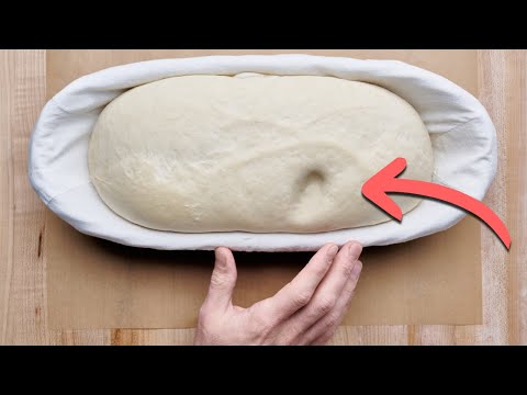 Use the poke test to STOP overproofing your dough!