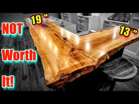 Making Live Edge Countertops Is No Longer Worth The Hassle!