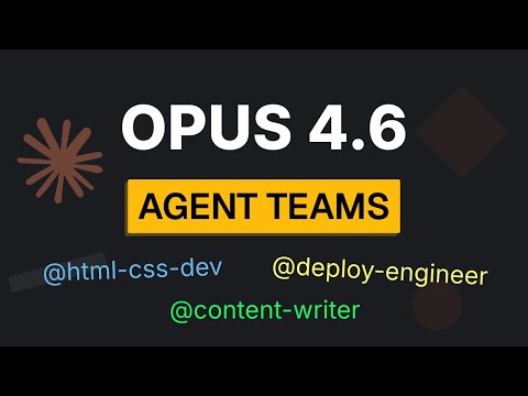 Claude Code Agent Teams - First Look at Opus 4.6