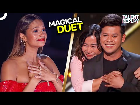 He Sang a Duet… With Himself | America's Got Talent