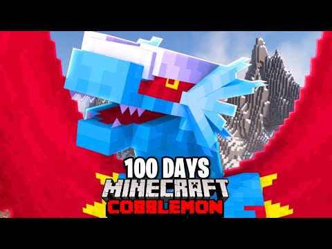 I Spent 100 DAYS in PARADOX POKÉMON Minecraft Vs my Rival! (Duos Cobblemon)