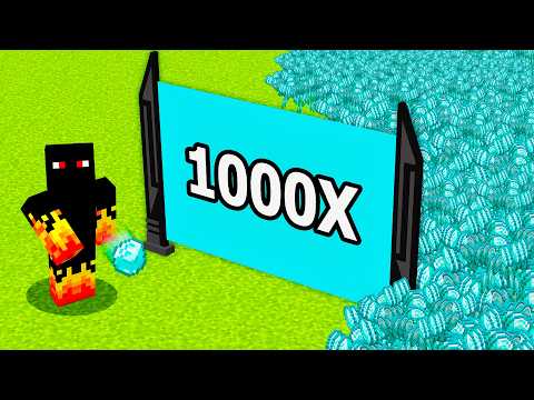 CRIEI UM MULTIPLICADOR DE DIAMANTES NO MINECRAFT