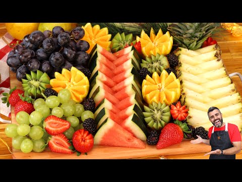 COMO MONTAR UMA TABUA DE FRUTAS PERFEITA -LINDA E SUPER FÁCIL - Receitas de Natal