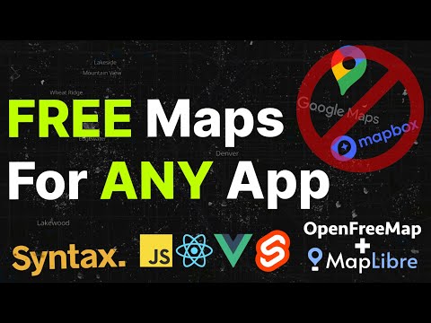 FREE maps for any app - replace Google maps TODAY