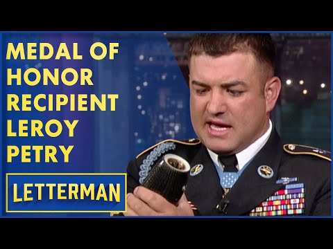 Medal of Honor Recipient Sergeant Leroy Petry | David Letterman