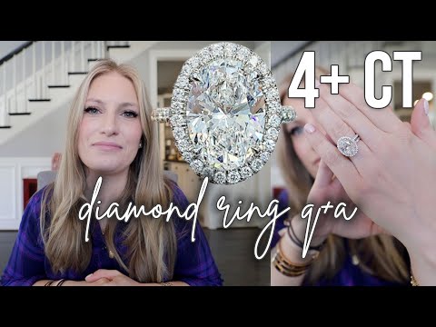 All About My Wedding Ring, Q+A, Diamonds vs. Moissanite 💎