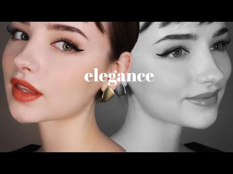 Audrey Hepburn Inspired Classic Elegance Makeup | Sissel