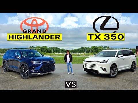 WORTH THE EXTRA?? -- 2026 Lexus TX 350 vs. 2026 Toyota Grand Highlander: Comparison