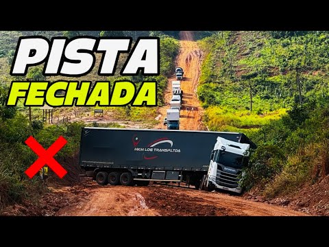 THE TRUCK CROSSED. HE WAS THE ONE WHO CLOSED THE LANE.