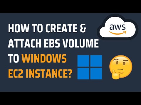 How to Attach and Mount Extra EBS Volume to Windows EC2 in AWS | Mounting EBS Volume | AWS Live Demo
