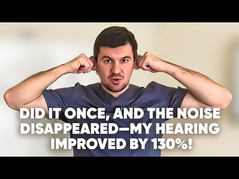 Just 1 minute, and you can get rid of the noise in your ears. Improve your hearing by 130%!