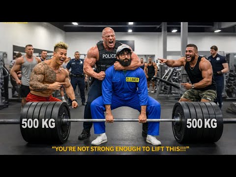 Anatoly shocks the entire gym by using a 32kg mop like it’s nothing 😱💪