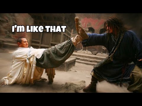 Jet Li vs Jackie Chan Was STRAIGHT HANDS