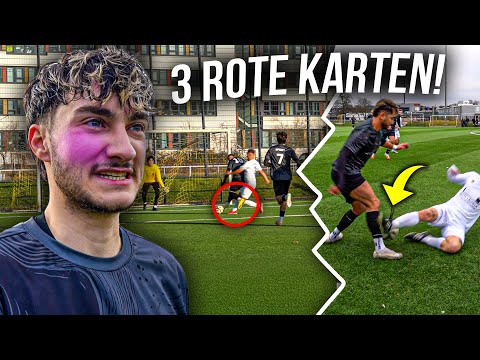 DAS BRUTALSTE KREISLIGA SPIEL DES JAHRES! *3 ROTE KARTEN*