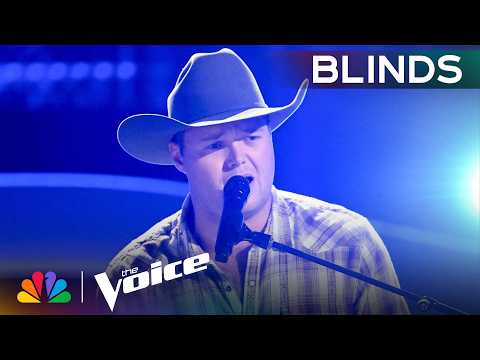 Houston Kelly Showcases His Country Roots | The Voice Blind Auditions | NBC