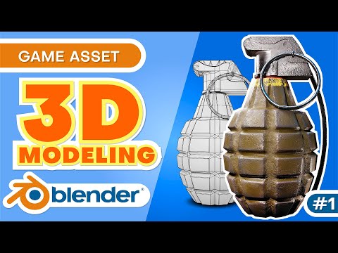 Blender Tutorial  - Modeling | Hand Grenade [Part 01]
