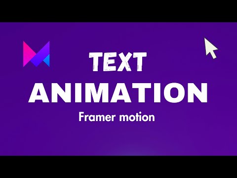 Text Animation with Framer motion