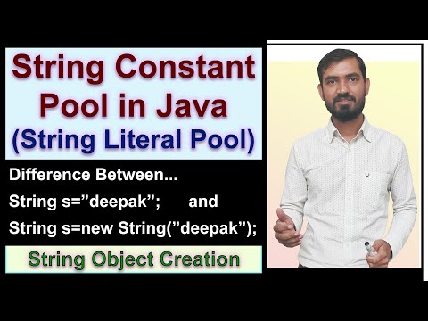 String Constant Pool in Java || String Object Creation in Java