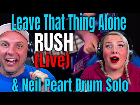 Reaction To RUSH - Leave That Thing Alone & Neil Peart Drum Solo - Molson Amphitheatre, Toronto