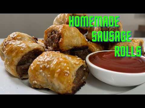 homemade sausage rolls
