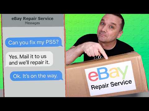 I Sent My Broken PS5 to the CHEAPEST Repair Shop on eBay!