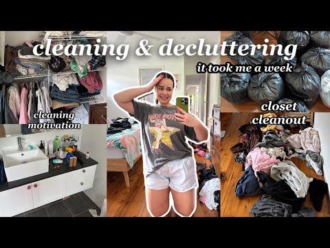 cleaning and decluttering my ENTIRE house *this took 8 days*