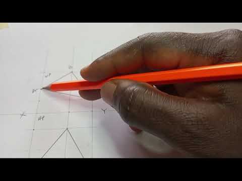 (WASSCE JUNE 2017) TRUE SHAPE OF A TRIANGULAR LAMINA 3 #AUXILIARYPROJECTION#WAEC#NECO#TRUELENGTH
