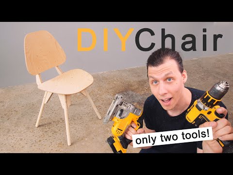 DIY Chair - Using Only a Drill and a Jigsaw!
