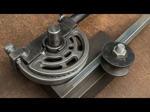 ROLL HOLLOW PIPE MANUAL !! Smart idea with used equipment that you must have been waiting for!