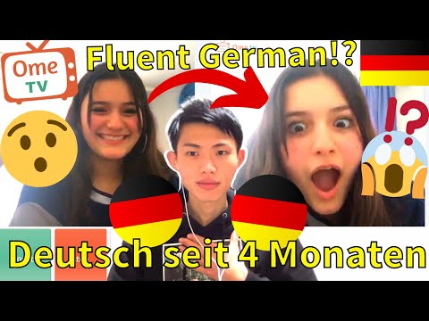 Shocking Germans by Speaking Fluent German After 4 Months of Study - Omegle