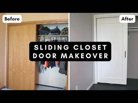How to Upgrade An Interior Door | Closet Door Makeover