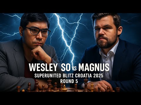 Wesley So vs Magnus Carlsen | SuperUnited Blitz Croatia 2025 | Intense Modern Defense Chess Battle