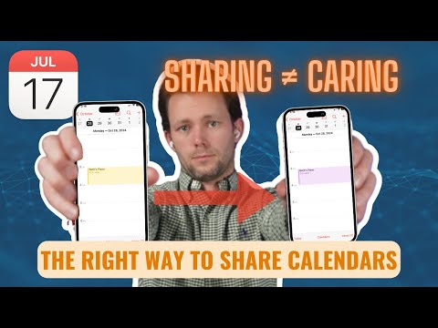 How to Share Apple Calendars With Family on Your iPhone (Hint: Sharing ≠ Caring)