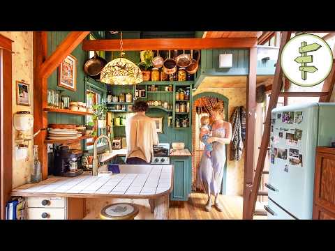 Living in a STUNNING Tiny House with the BEST Layout & Cozy Interior Design – Self-Built for $40k