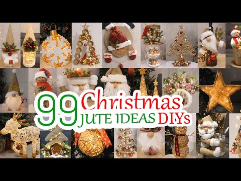 99 amazing Christmas DIYs using Jute