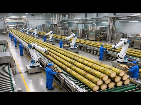 Inside the Industrial Sugar Factory – (Full Process) How Luxury Sugar Is Made