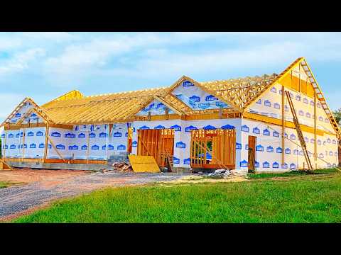 Man Builds HUGE House Start to Finish! | 2 Years in 1 Hour Time Lapse!