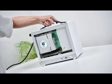 itx机箱自带提手？散热自带屏幕？上学 上班 说走就走！！闪鳞G200装机分享～