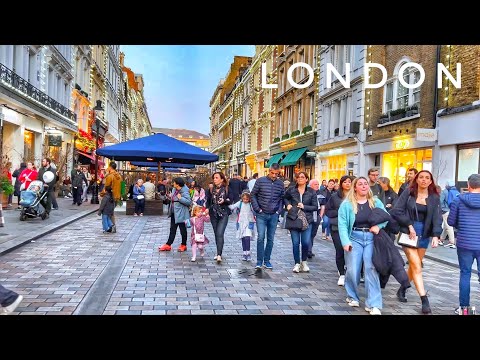 Central London City Walk - Walking London West End - London City View - 4K HDR London Walking Tour