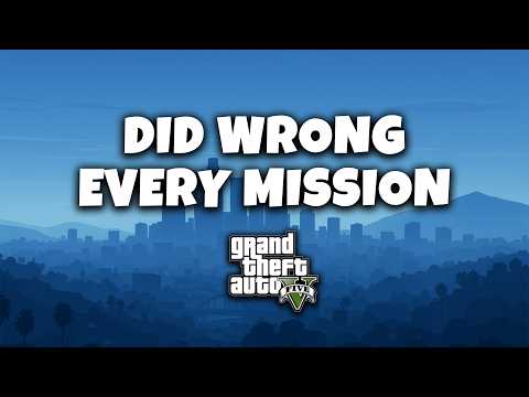 Things Rockstar Did Wrong from Every Mission in GTA V