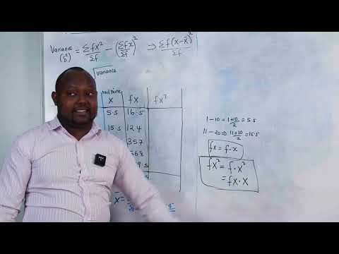 4.Statistics(Grouped Data): Variance and Standard Deviation.